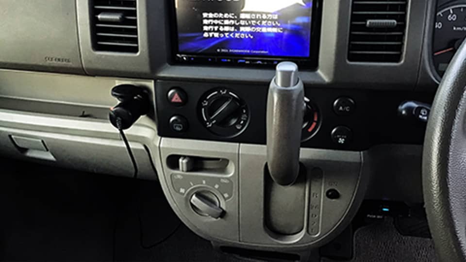 キャンピングカーのクラッチの写真